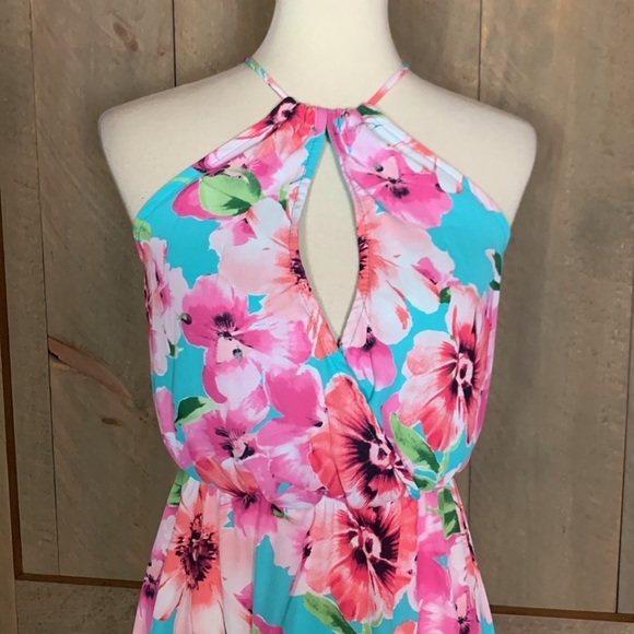 Pink Lily Only One I Love floral maxi dress Size Small - Picture 7 of 11